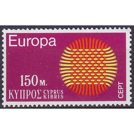 ZYPERN CYPRUS [1970] MiNr 0334 ( **/mnh ) CEPT