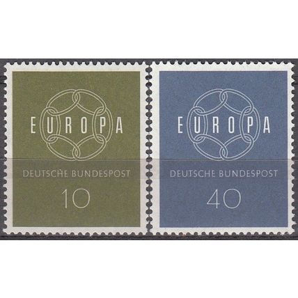 Deutschland 1959 Michel 320 - 321 Neuf ** Cote (2011) 2.00 € Europa CEPT