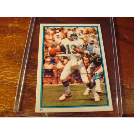 1985 Topps, Sticker, DAN MARINO HOF, Dolphins #69