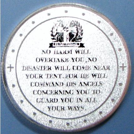 Archangel St Michael. Challenge Coin. 1.50". 87b.