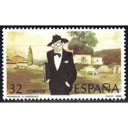 España. 1986. Mi # 2756. Alfonso Rodriguez Castelao