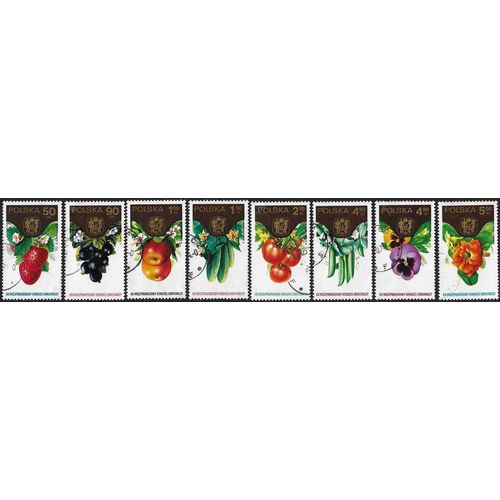 Mi 2329/36 (ʘ): 19th International Horticultural Congress, Warsaw