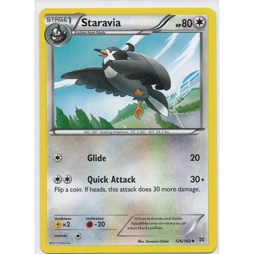 Pokemon XY BREAKThrough #126/162 Staravia
