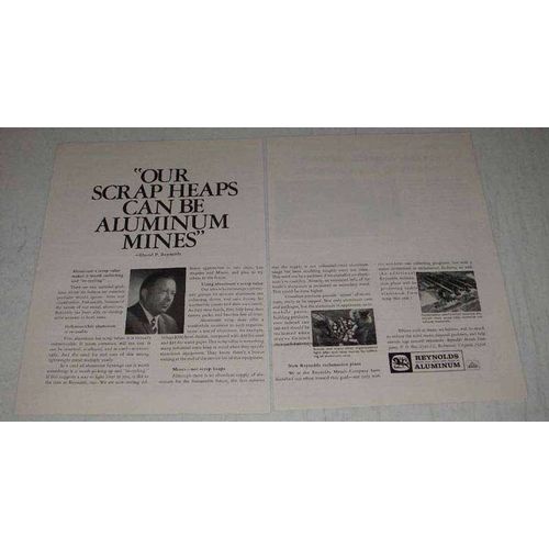 1969 Reynolds Aluminum Ad - Scrap Heaps Can be Mines