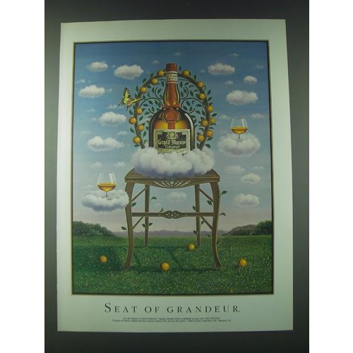 1989 Grand Marnier Liqueur Ad - Seat of Grandeur
