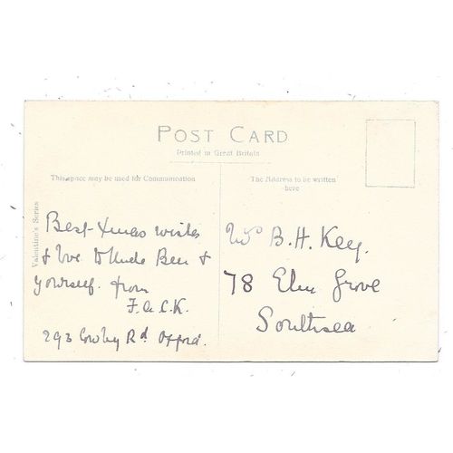 NICE PRINTED POSTCARD OF IFFLEY LOCK OXFORD (2389)