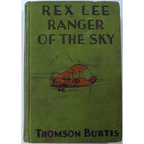 Rex Lee no.3 Ranger of the Sky c1928 hardcover Thomson Burtis glossy frontis