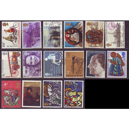 ENGLAND GREAT BRITAIN [Lot] 12 ( O/used ) nur Sondermarken, schön