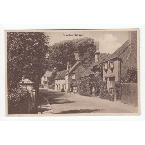Bramber Village Postcard West Sussex B32