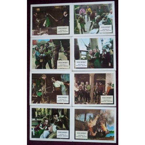 DEVIL-SHIP PIRATES, The (1963) original release UK F.O.H. / Lobby cards