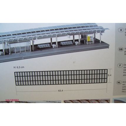 Faller HO 193 / 120193 Scenic Dock Station ICE - Platforms Building Kit unbuilt