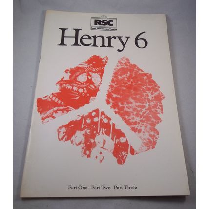 Henry 6 - 1977 Royal Shakespeare Company Theatre Programme