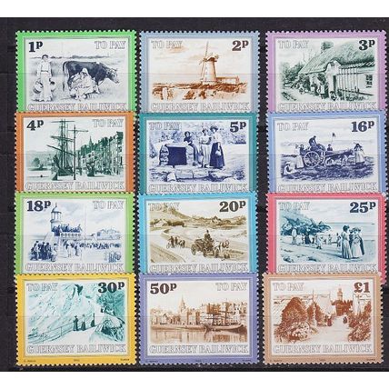 ENGLAND GREAT BRITAIN [Guernsey] Porto 30-41 ( **/mnh )