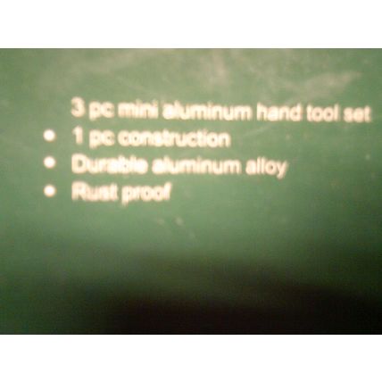 Aluminum Gardening hand tool set 3 piece