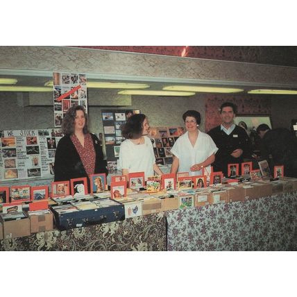 Nottingham 1990 Fair Postal Fayre Female Dealers Postcard