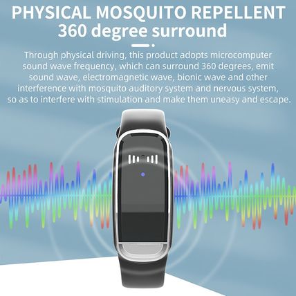 Ultrasonic bugs bracelet adjustable wireless anti mosquito bracelet electrostati
