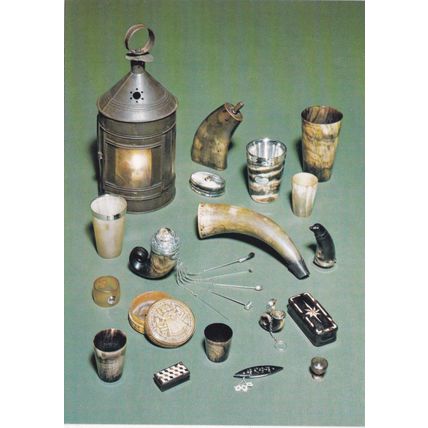 Horn Antiques Folk Museum Gloucester Postcard unused VGC