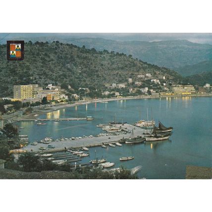 Mallorca Soller Spain Postcard posted creased