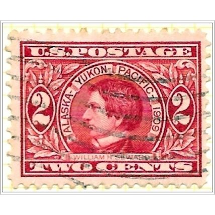 USA 1909 2 cents Red - Seward Used V1