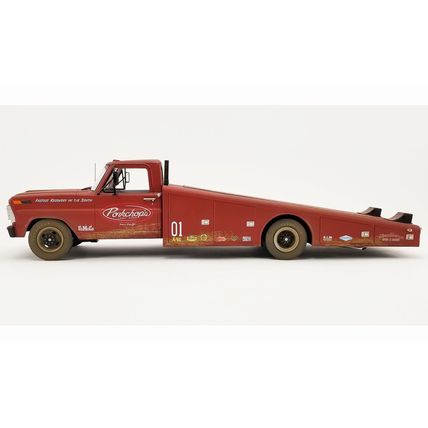 1/18 1970 Ford F-350 Ramp Truck " PORKCHOP'S CHOP SHOP "