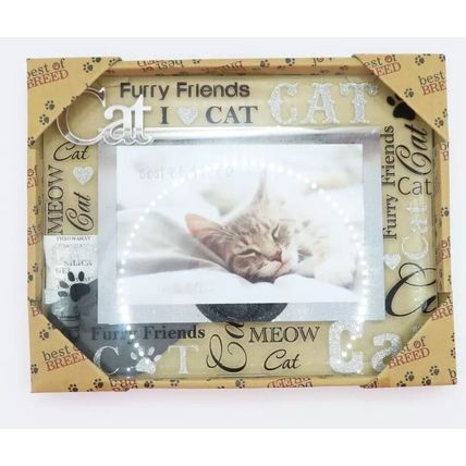 Cat Photo Frame 17 CM Feline Gift Home Decor Picture Display