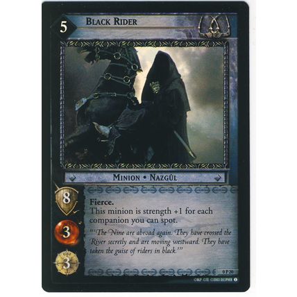 Lord of the Rings TCG FOIL PROMO OP20 BLACK RIDER