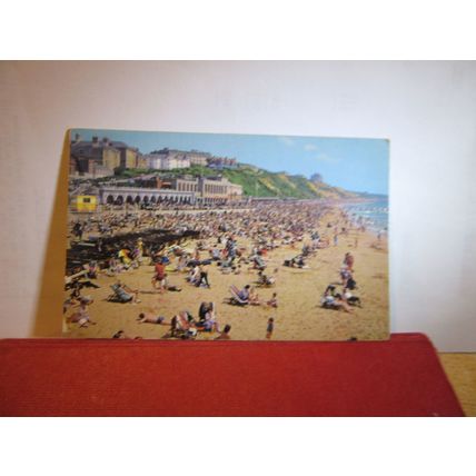 THE PIER looking eastwards BOURNEMOUTH vintage unused postcard Dennis 1965 pm =