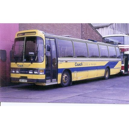 Colour Photograph of Warrington Corporation Transport - NOI 1425 ex. Grey-Green