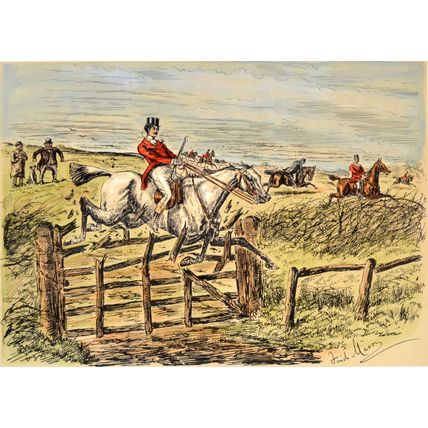 OUR OWN SPORTING UNDERGRADUATE 1886 George Finch Mason - Horses VICTORIAN PRINT