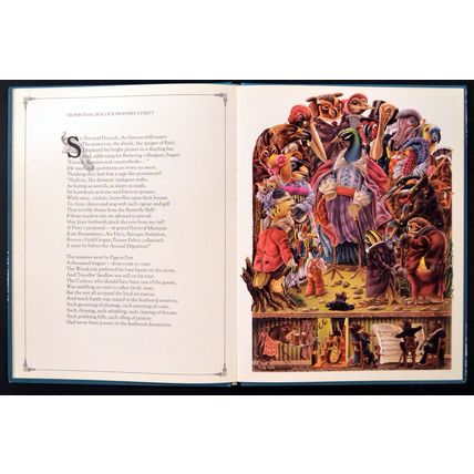 PEACOCK PARTY 1979 Alan Aldridge, Harry Willock ILLUSTRATED BOOK