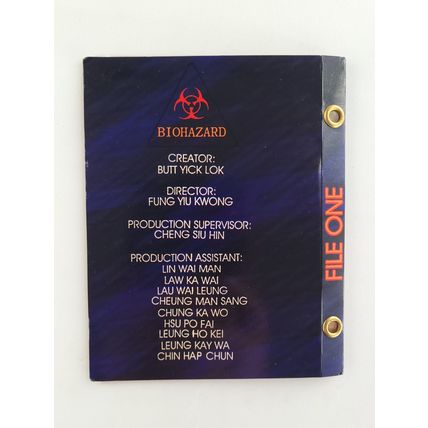 BIOHAZARD 2 Collectible Cards (8pcs) & Card Album -HK Comic Capcom Resident Evil