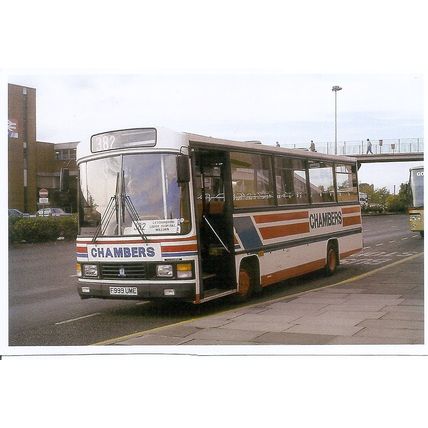 Colour Photograph of Chambers Coaches (Stevenage) Ltd. - F999 UME