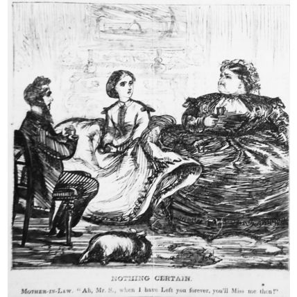 "Nothing Certain", original cartoon in Harper's Weekly, November 18, 1865
