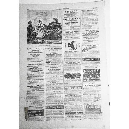 "Nothing Certain", original cartoon in Harper's Weekly, November 18, 1865