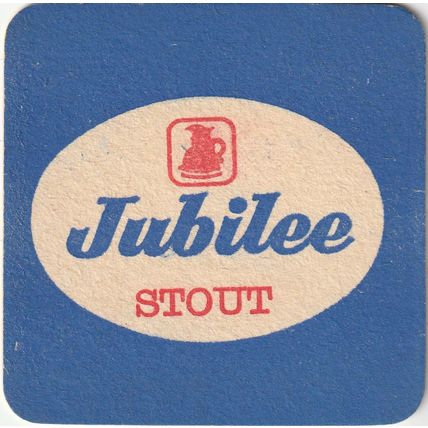 BEER MAT - HOPE & ANCHOR BREWERY - JUBILEE STOUT - (Cat 129) - (1966)
