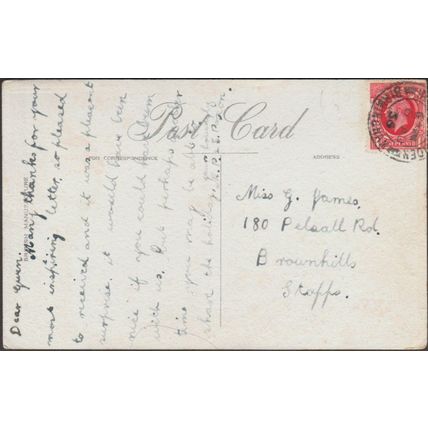 A Memento of Shakespeare, Stratford-on-Avon, Warwickshire, 1936 - Postcard