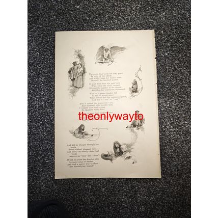 The Quaker Lady, Poetry, Book Illustration (Print), 1890