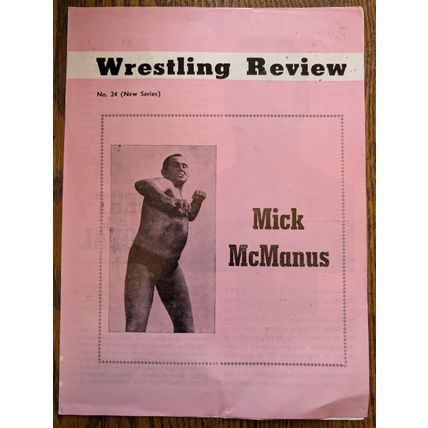 British wrestling magazine REVIEW V1 No.24 BIG DADDY Mick McManus Hull WWE AEW