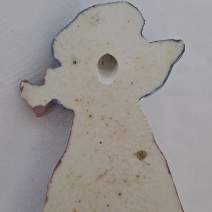 Country Straw Hat BOY & GIRL WALL HOOK Pilgrim Amish Farmer Coat Towel Hanger