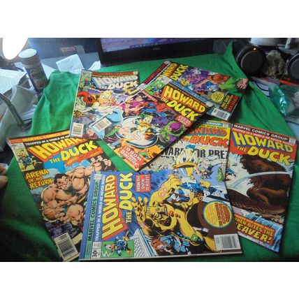 HOWARD THE DUCK LOT! Issues 5, 7, 8, 9, 10, 14 & 18! 1976-78! $65.00 Shipped!!
