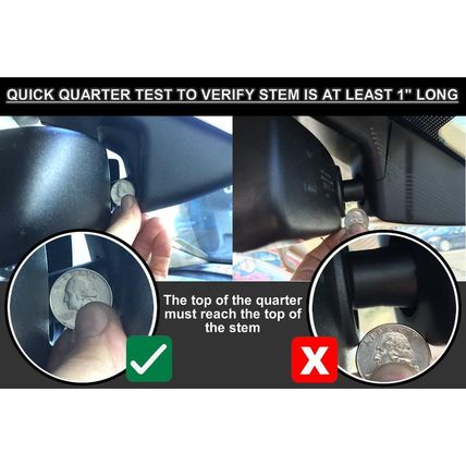 Blendmount Aluminum Radar Detector Mirror Mount for Uniden R7/R8/R8W - Compatibl