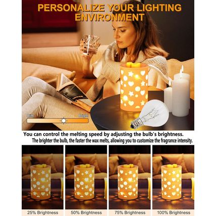 20 Watt Wax Melt Warmer Light Bulbs for Scentsy Mid-Size Wax Warmer and Candle W