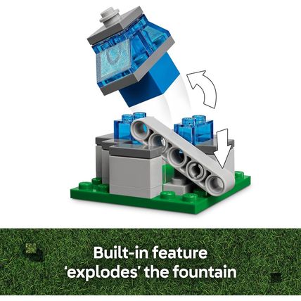 LEGO Minecraft the Ghast Balloon Village Attack- Toy Building Set for Kids, Girl