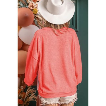 Contrast Patchwork Kangaroo Pocket Sweatshirt