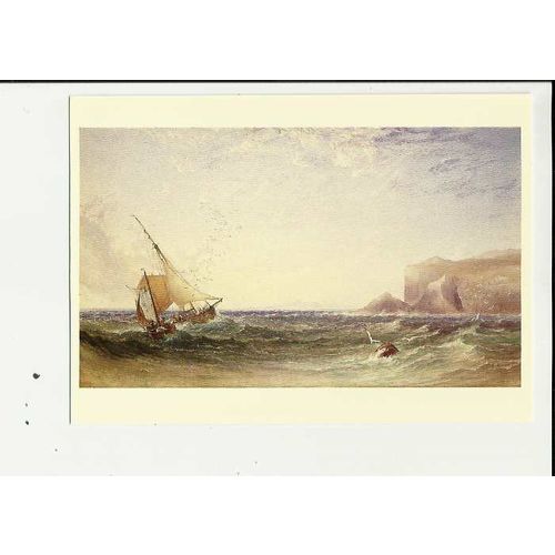 ISLE OF STAFFA Fishing Smacks Art Postcard by NMM (MOS 3)