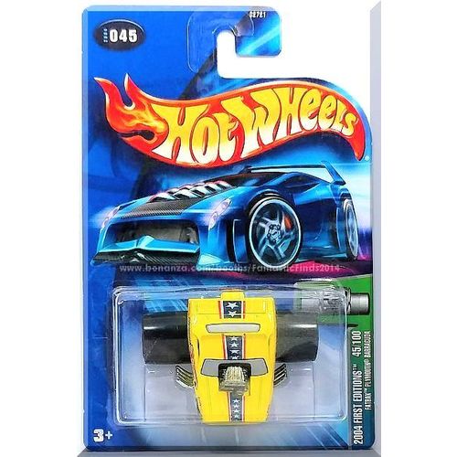 Hot Wheels - Fatbax Plymouth Barracuda: 2004 First Editions #45/100 *Yellow*