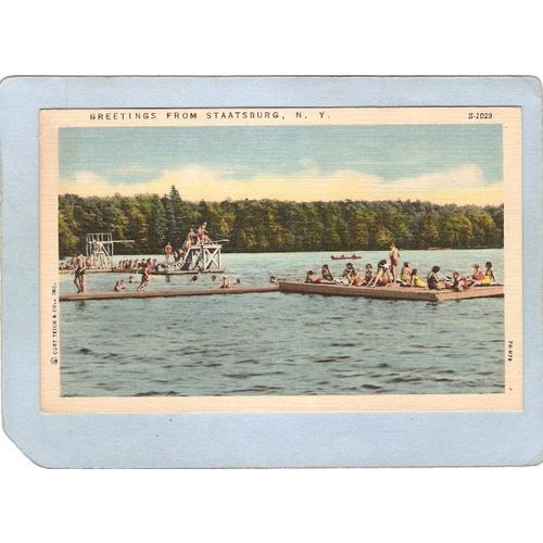 New York Staatsburg Greetings From Staatsburg N Y ny_box4~2332