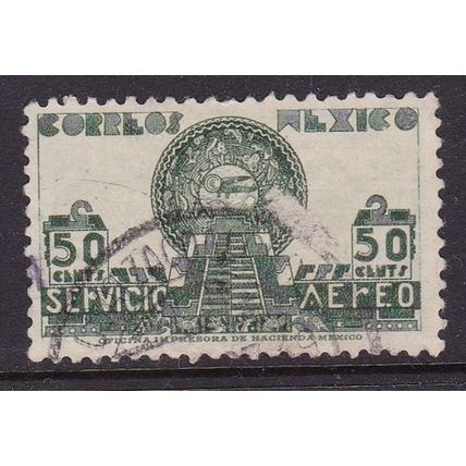 MEXICO 1934 AIR 50c VALUE USED SG578