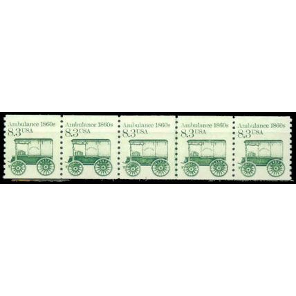 2128 8.3c Ambulance Very Fine MNH Dry Gum PNC 2/5 P0153