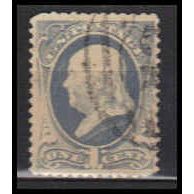 Used 206 1c Benjamin Franklin Fine RA0362